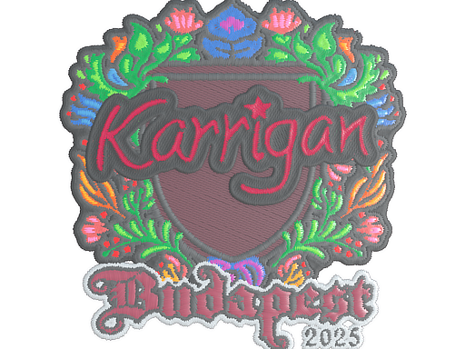 Item Sticker | karrigan (Embroidered) | Budapest 2025
