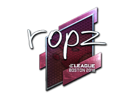 Item Sticker | ropz (Foil) | Boston 2018