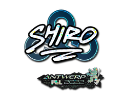 Item Sticker | sh1ro (Glitter) | Antwerp 2022