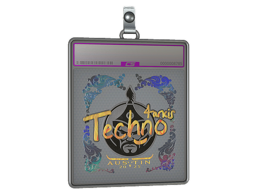 Item Sticker Slab | Techno4K (Holo) | Austin 2025