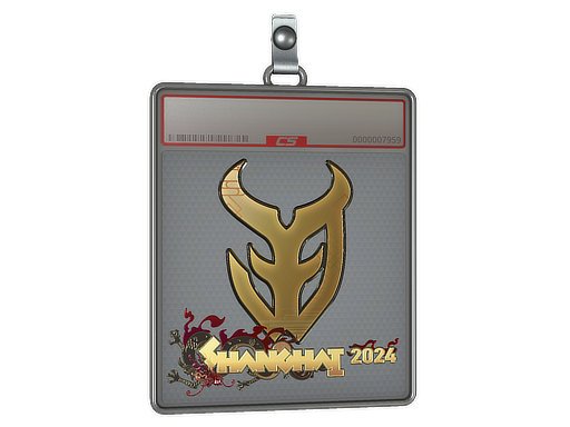 Item Sticker Slab | 3DMAX (Gold) | Shanghai 2024