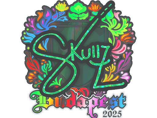 Item Sticker | skullz (Holo) | Budapest 2025