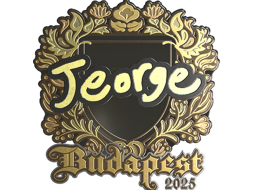 Item Sticker | jeorge (Gold) | Budapest 2025