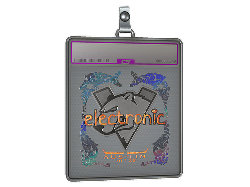 Item Sticker Slab | electronic (Holo) | Austin 2025