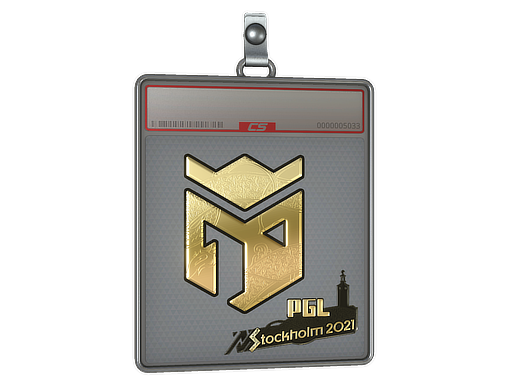 Item Sticker Slab | Entropiq (Gold) | Stockholm 2021