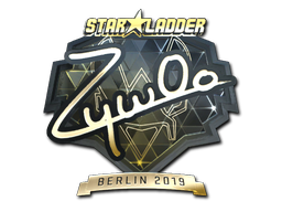 Item Sticker | ZywOo (Gold) | Berlin 2019