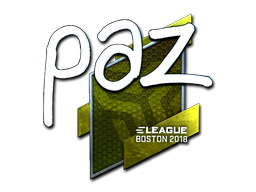 Item Sticker | paz (Foil) | Boston 2018