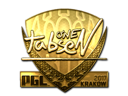 Item Sticker | tabseN (Gold) | Krakow 2017