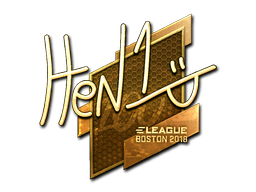 Item Sticker | HEN1 (Gold) | Boston 2018