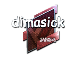 Item Sticker | dimasick (Foil) | Boston 2018