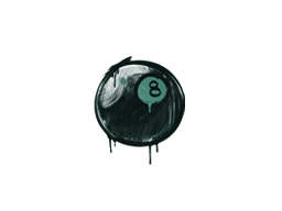 Item Sealed Graffiti | 8-Ball (Frog Green)