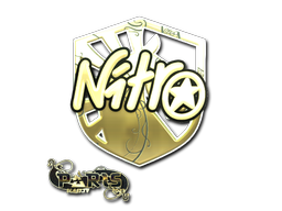 Item Sticker | nitr0 (Gold) | Paris 2023