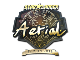 Item Sticker | Aerial (Gold) | Berlin 2019