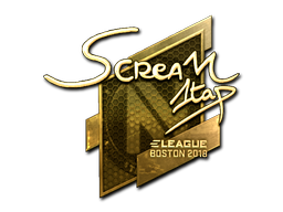 Item Sticker | ScreaM (Gold) | Boston 2018
