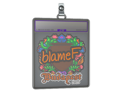 Item Sticker Slab | blameF (Embroidered) | Budapest 2025