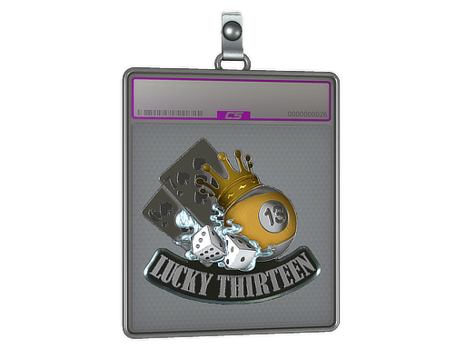 Item Sticker Slab | Lucky 13 (Foil)
