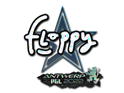 Item Sticker | floppy (Glitter) | Antwerp 2022