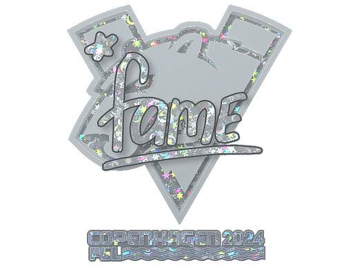 Item Sticker | fame (Glitter) | Copenhagen 2024