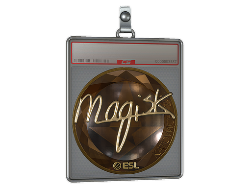 Item Sticker Slab | Magisk (Gold) | Katowice 2019