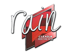 Item Sticker | rain | Boston 2018