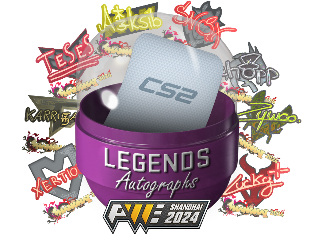 Item Shanghai 2024 Legends Autograph Capsule