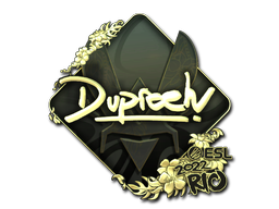 Item Sticker | dupreeh (Gold) | Rio 2022