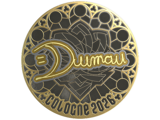 Item Sticker | dumau (Gold) | Cologne 2026