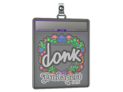 Item Sticker Slab | donk (Embroidered) | Budapest 2025