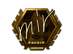 Item Sticker | mir (Gold) | London 2018