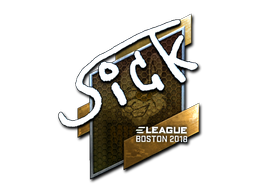 Item Sticker | SicK (Foil) | Boston 2018
