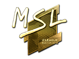 Item Sticker | MSL (Gold) | Boston 2018