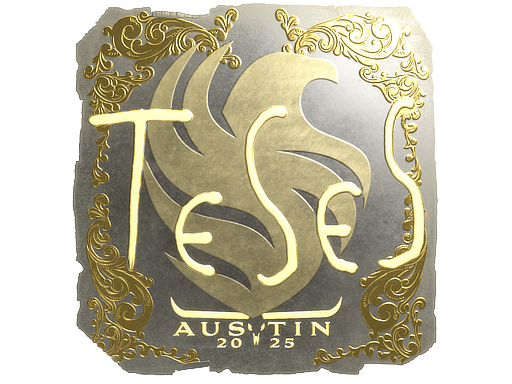 Item Sticker | TeSeS (Gold) | Austin 2025