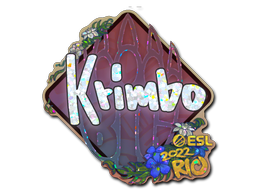 Item Sticker | Krimbo (Glitter) | Rio 2022