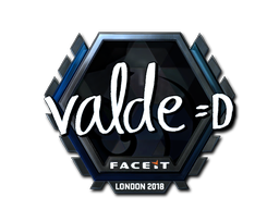 Item Sticker | v4lde (Foil) | London 2018