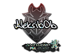Item Sticker | Aleksib (Glitter) | Antwerp 2022