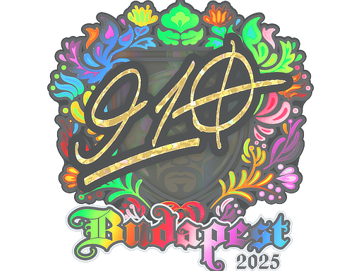 Item Sticker | 910 (Holo) | Budapest 2025