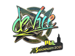 Item Sticker | device (Holo) | Stockholm 2021