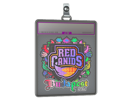 Item Sticker Slab | RED Canids (Holo) | Budapest 2025