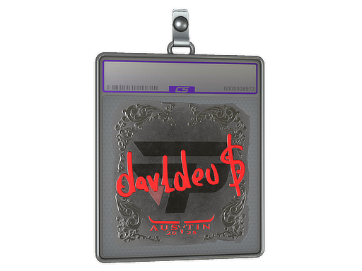 Item Sticker Slab | dav1deuS (Foil) | Austin 2025
