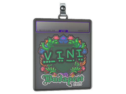 Item Sticker Slab | VINI (Embroidered) | Budapest 2025