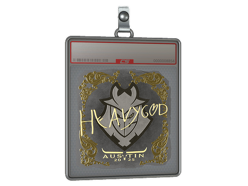 Item Sticker Slab | Heavygod (Gold) | Austin 2025