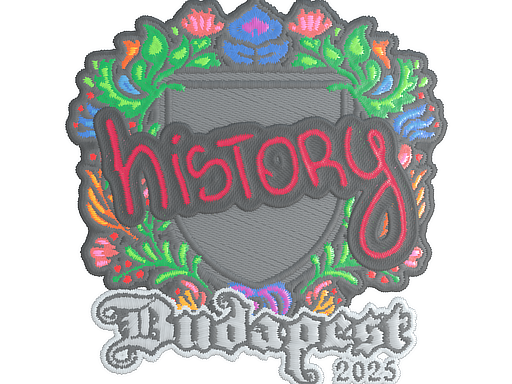 Item Sticker | History (Embroidered) | Budapest 2025