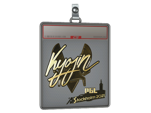 Item Sticker Slab | Kyojin (Gold) | Stockholm 2021