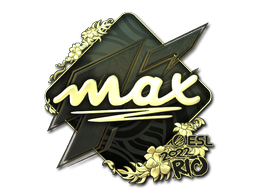 Item Sticker | max (Gold) | Rio 2022