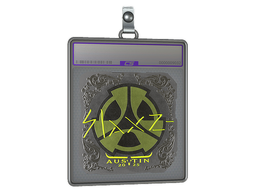 Item Sticker Slab | slaxz- (Foil) | Austin 2025