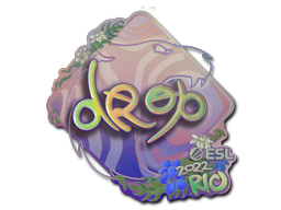 Item Sticker | drop (Holo) | Rio 2022