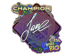 Item Sticker | Jame (Glitter, Champion) | Rio 2022
