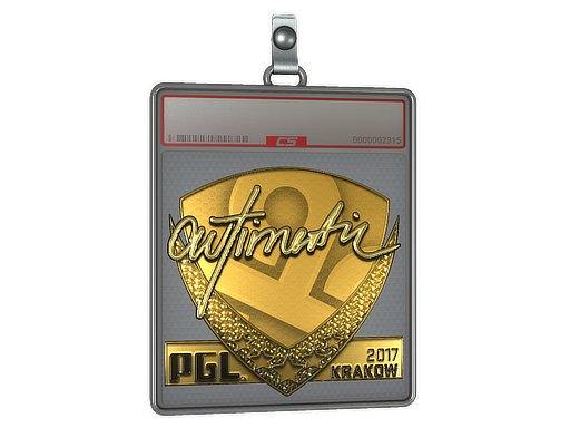 Item Sticker Slab | autimatic (Gold) | Krakow 2017