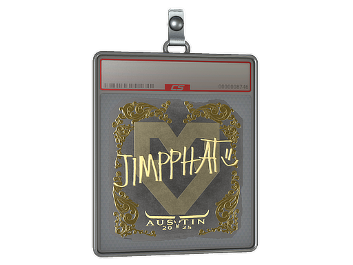 Item Sticker Slab | Jimpphat (Gold) | Austin 2025