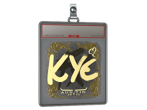 Item Sticker Slab | kye (Gold) | Austin 2025
